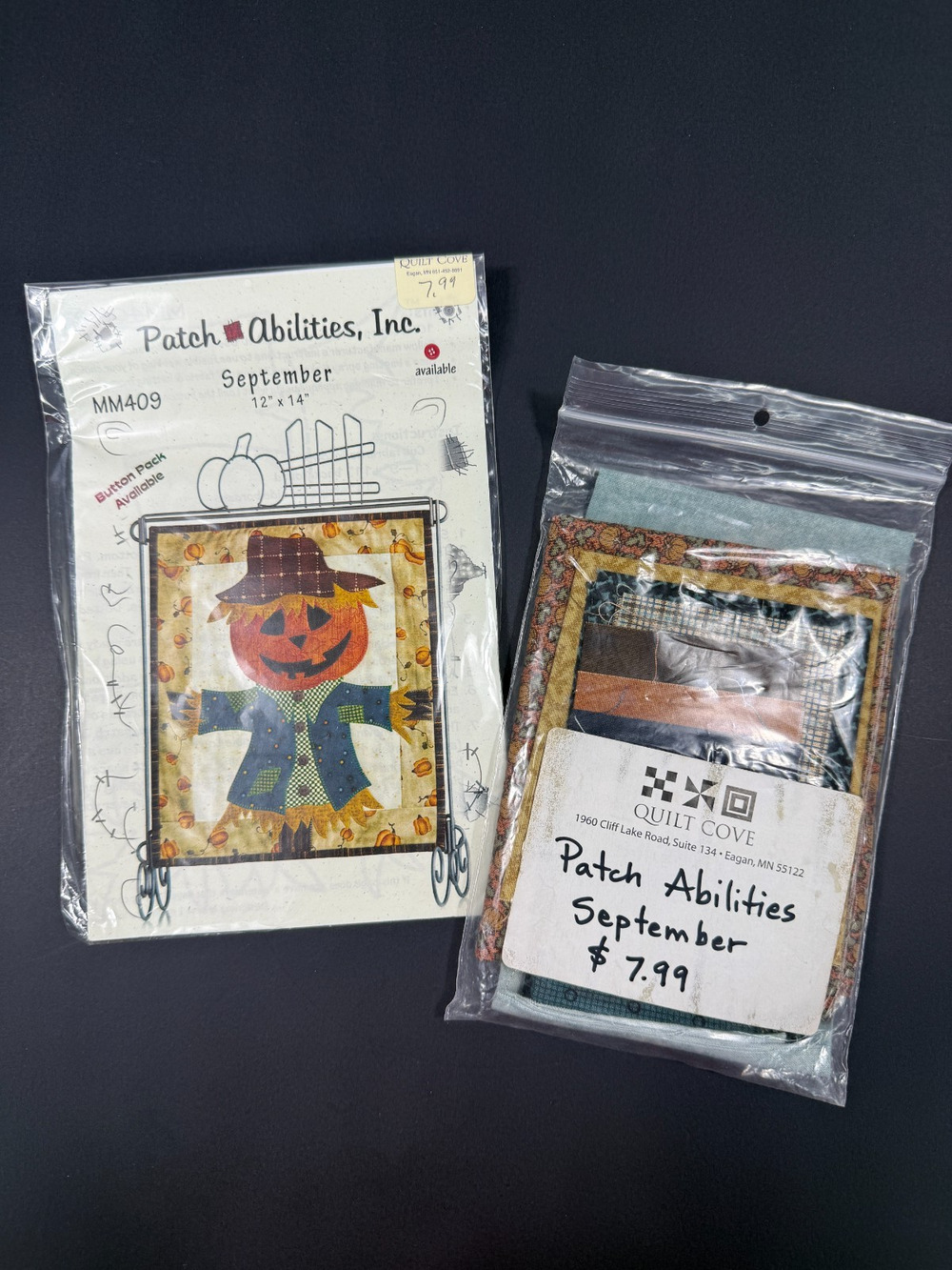 Patch Abilities "September" Mini Wall Hanging Quilt Pattern MM409 & Fabric Pack